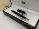 2018 Fake  MontBlanc Meisterstuck Gold-Coated Classique Fountain Pen Gold Clip (4)_th.jpg